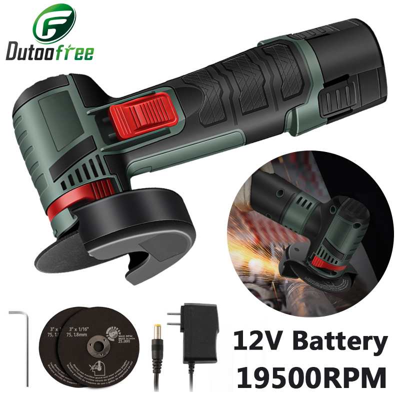 Brushless Angle Grinder Battery Powered - 12 V bürstenloser Winkelschleifer, 19500 U/min,
