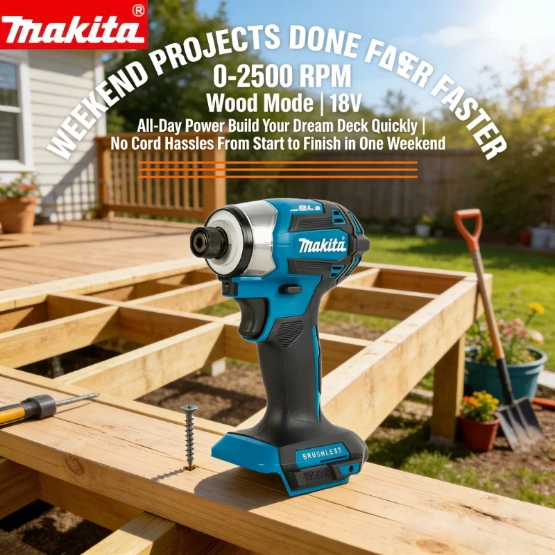 Brushless Cordless Electric Drill 18V - Makita 18V LXT Akku-Schlagschrauber DTD173 Bürstenloser