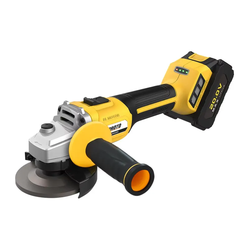 Brushless Angle Grinder Battery Powered - Tragbare Elektrische Trennmaschine Multifunktions-Winkelschleifer Bürstenloser Akku-Winkelschleifer