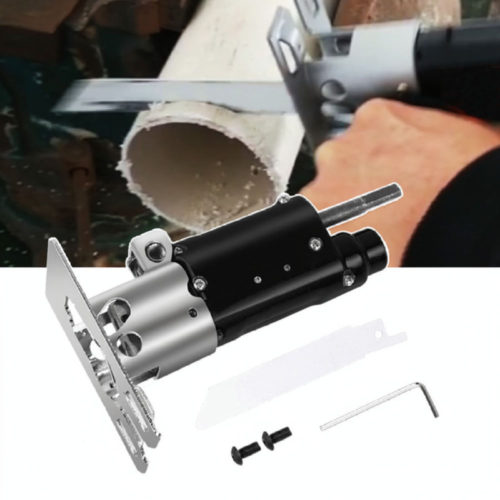 Reciprocating Saw Attachment Drill - Tragbarer Säbelsägenadapter für Hilda Elektrobohrmaschine, Holzschneidzubehör,