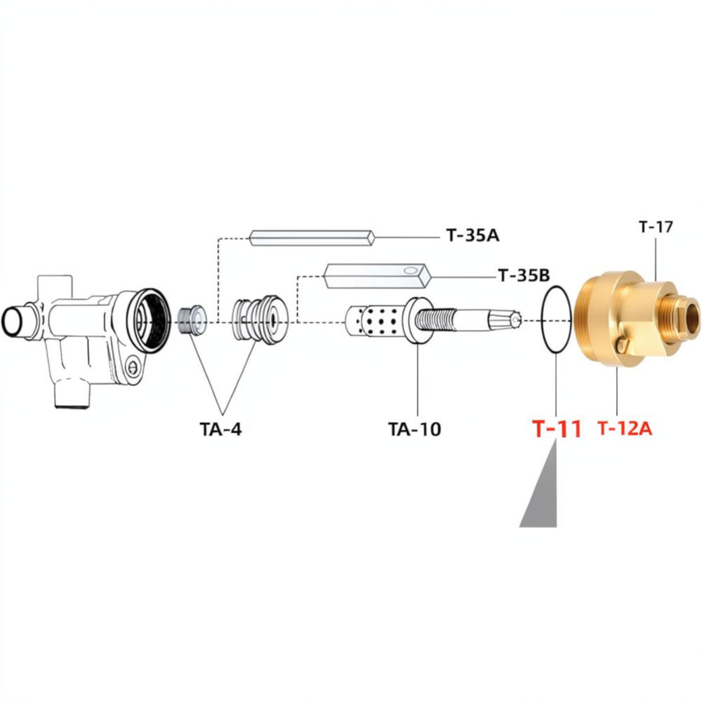 Plumbing - Hochwertige T12A-Kappe für die Reparatur von