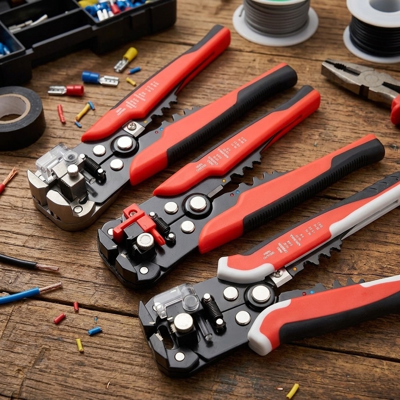 Automatic Wire Stripper Cutter - Automatischer Abisolierer, Schneid- und Crimpzange, Multifunktionales
