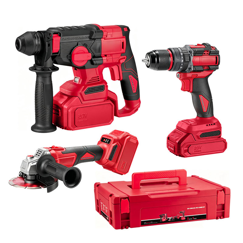 Brushless Angle Grinder Battery Powered - Bürstenloser Motor Lithium-Akku-Werkzeugset, Lithium-Akku-Schlagbohrmaschine, Winkelschleifer, Elektrohammer,