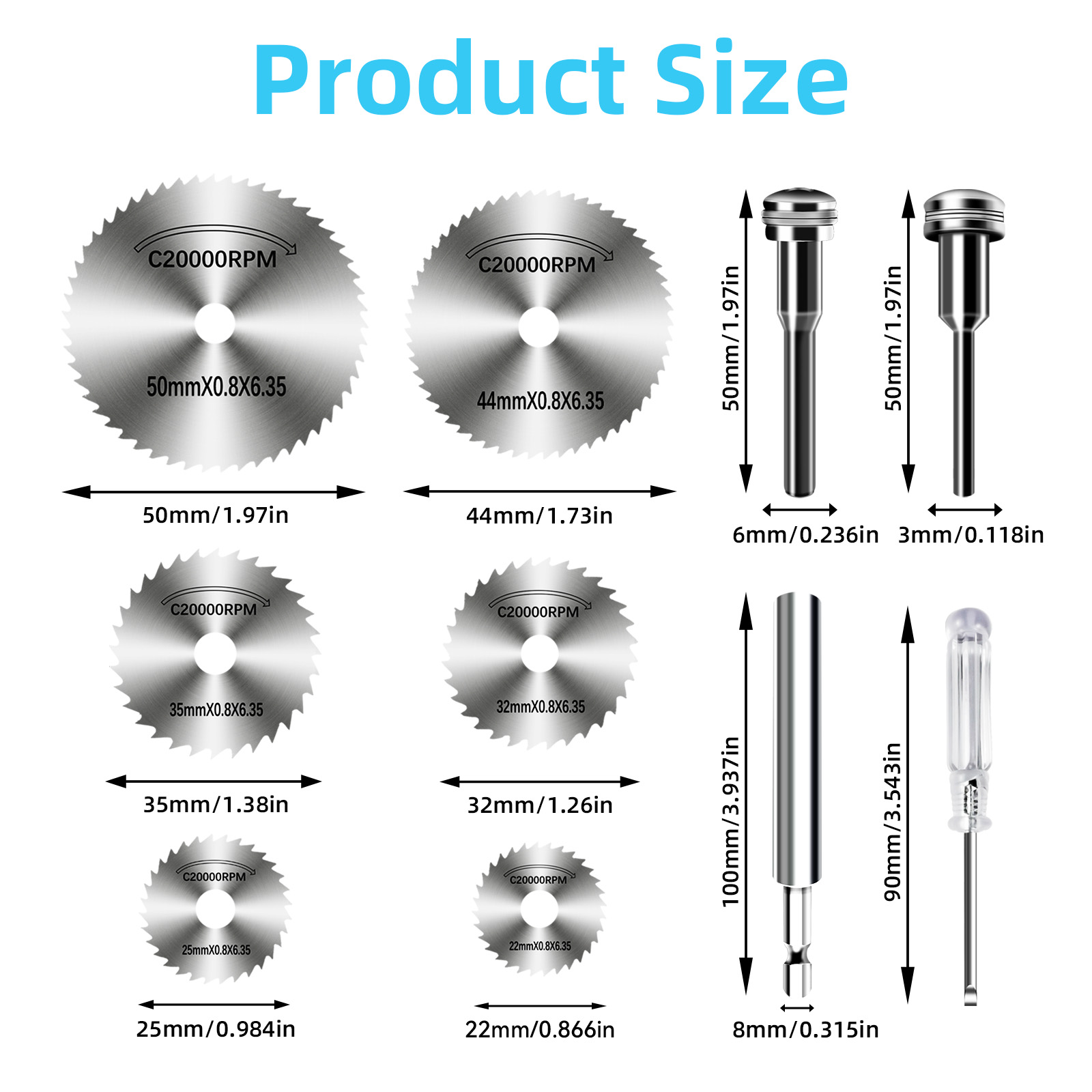 Schnellarbeitsstahl-Sägeblätte – Cordless Rotary Tool Kit Accessories Bewertung und Preis