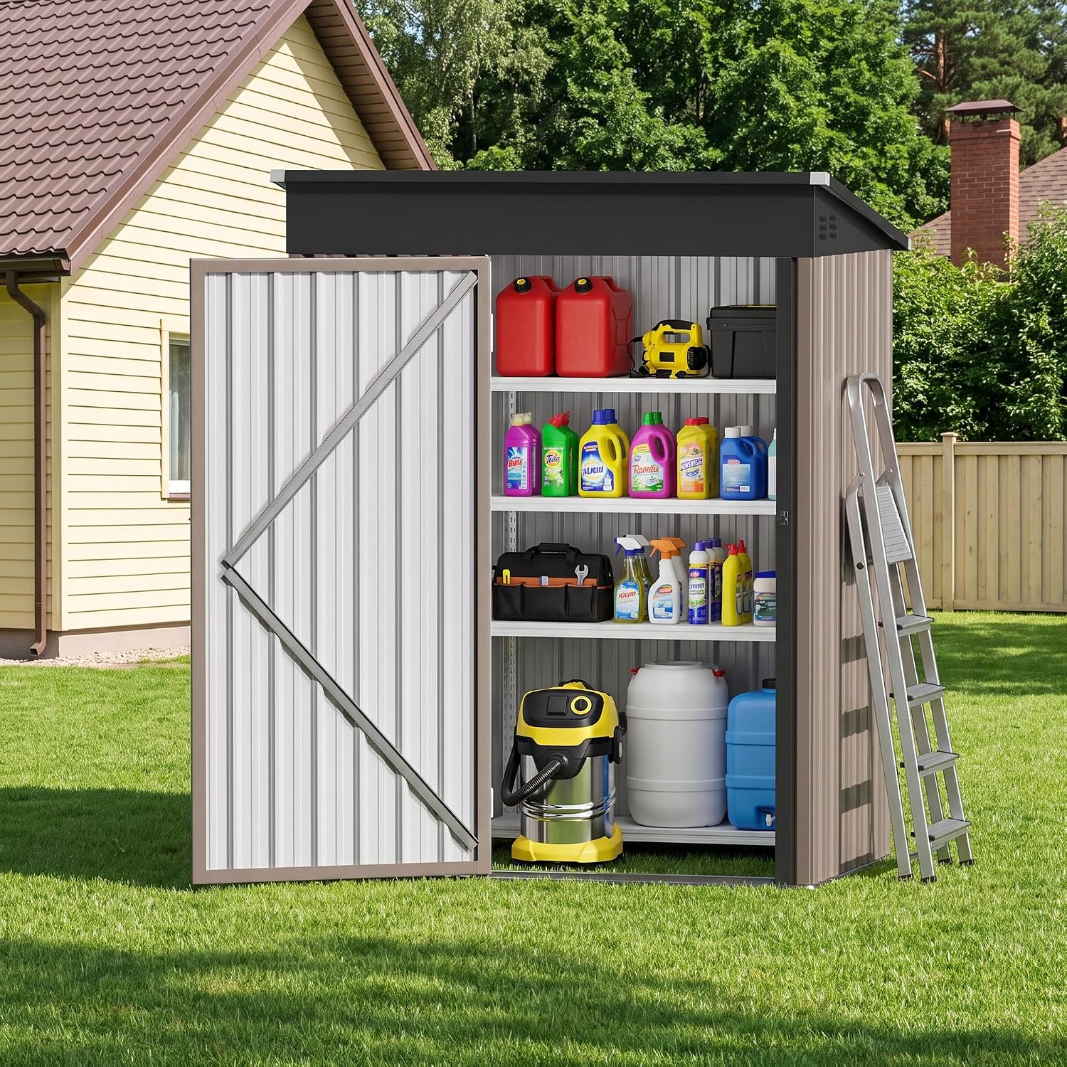 5x3FT Metall-Geräteschuppen mi – Garden Tools Bewertung und Preis