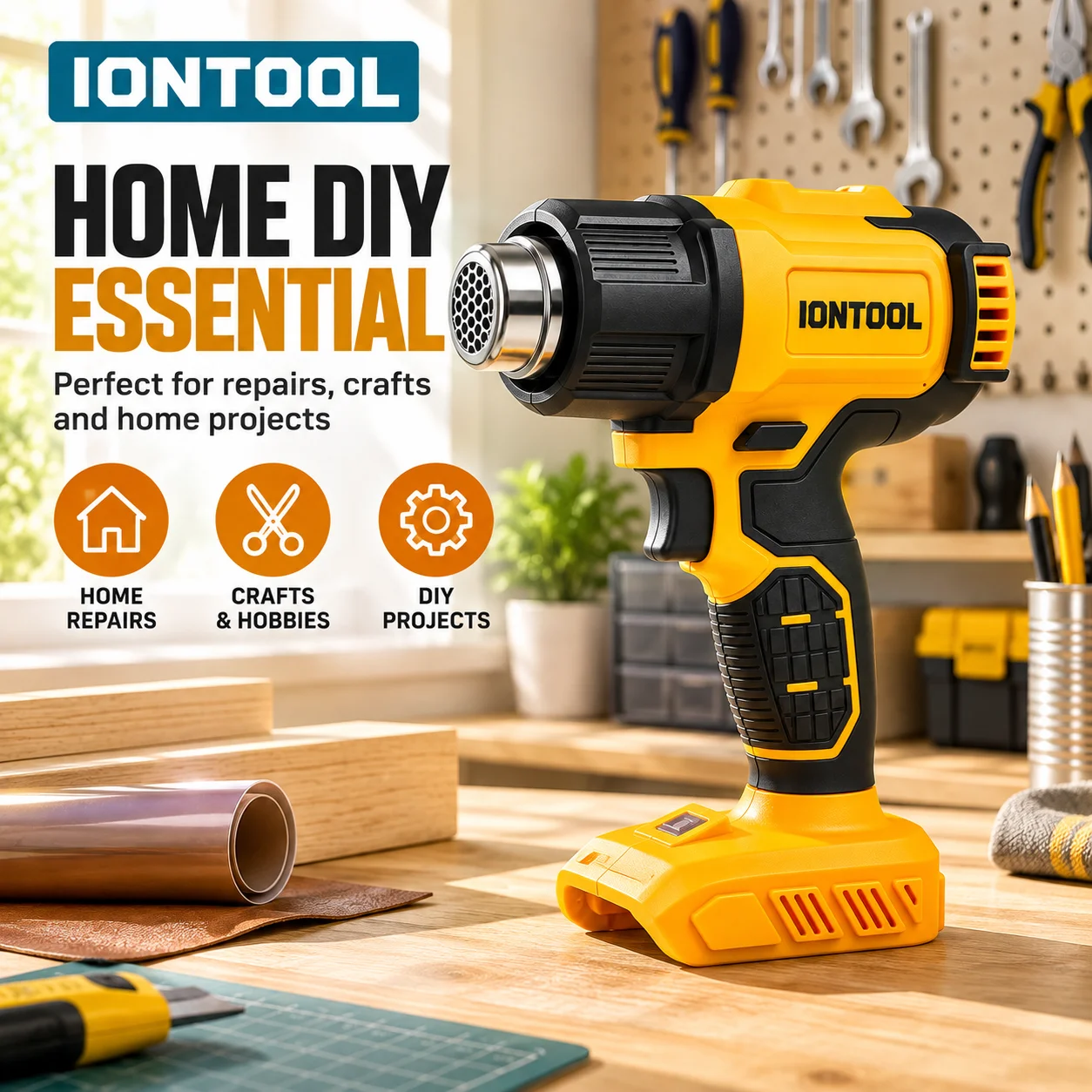 IONTOOL Gelbe Akku-Heißluftpis – Cordless Heat Gun For Shrink Tubing Bewertung und Preis