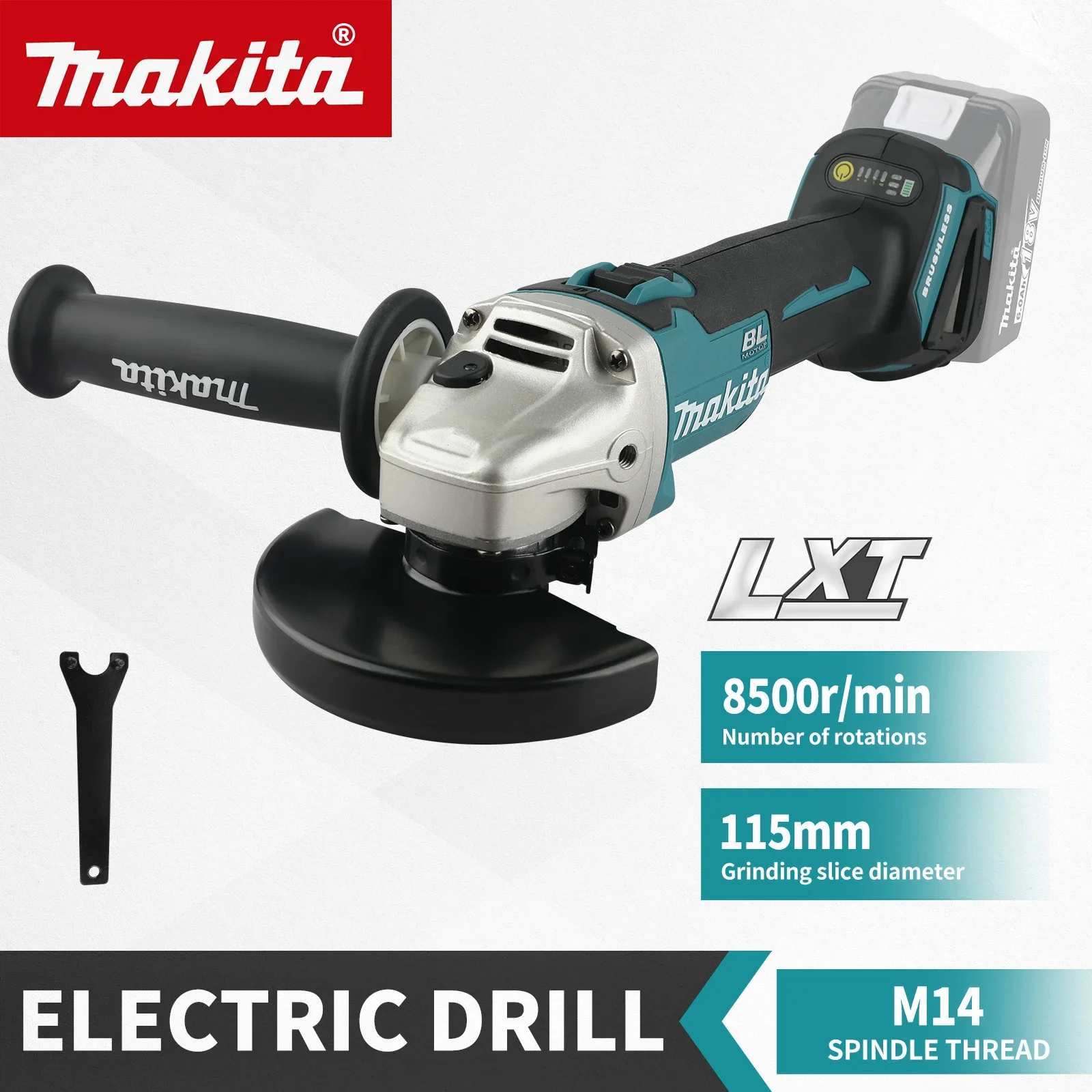 Bürstenloser Lithium-Elektro-W – Brushless Angle Grinder Battery Powered Bewertung und Preis