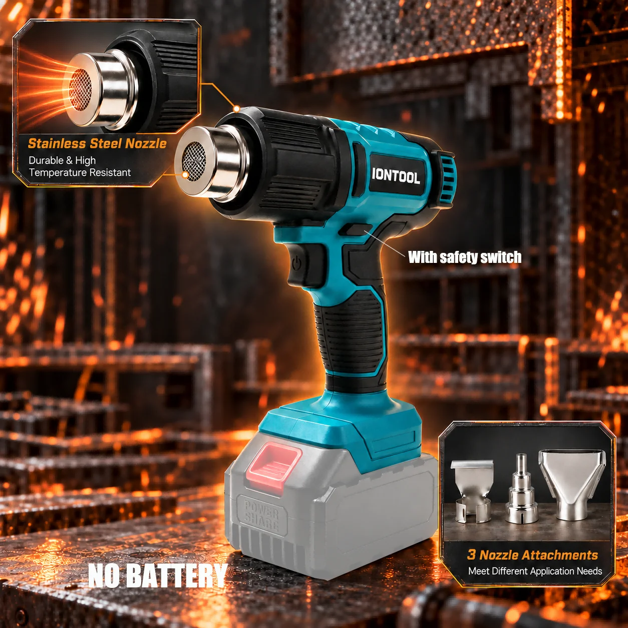 IONTOOL Akku-Heißluftpistole 5 – Cordless Heat Gun For Shrink Tubing Bewertung und Preis
