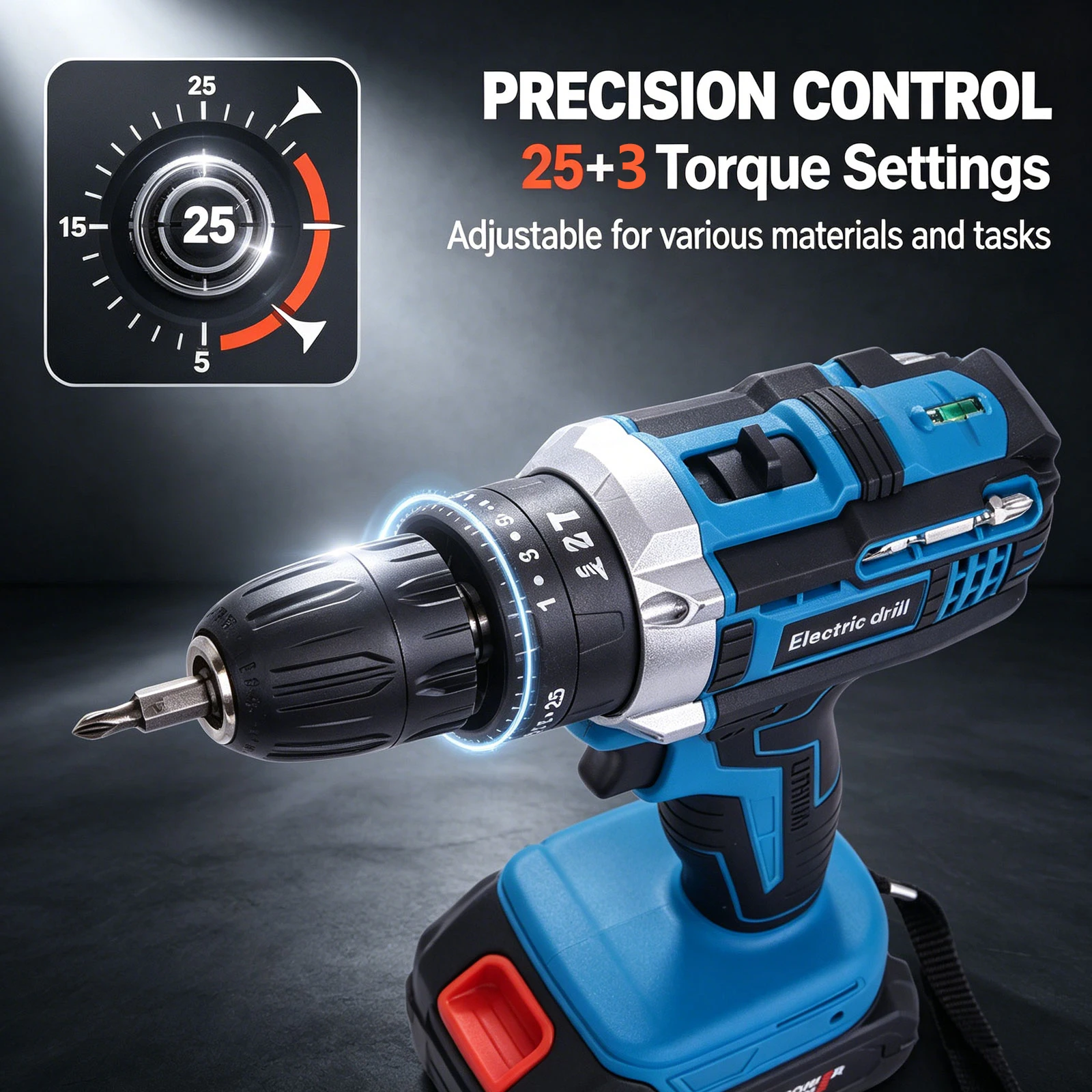 Neuer Elektrischer Schlagbohre – Brushless Cordless Electric Drill 18V Bewertung und Preis